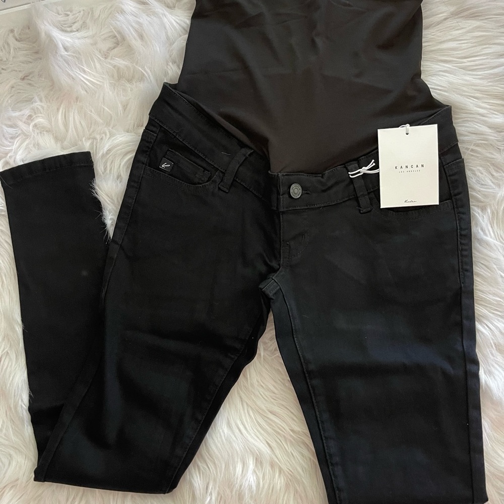 Black Maternity Skinny Jeans